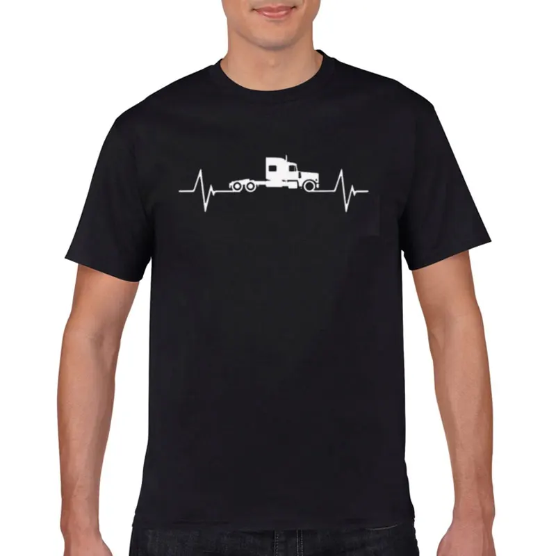 

Мужская футболка с коротким рукавом, забавная Повседневная футболка с изображением сердечного ритма, летнего сезона 2021