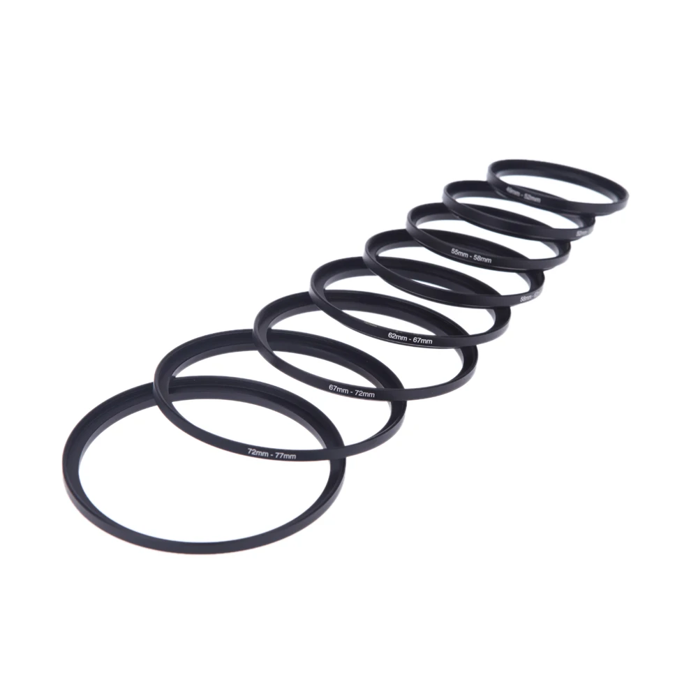 Набор переходных колец для объектива 8 шт. набор фильтра 49 мм-82 мм аксессуары