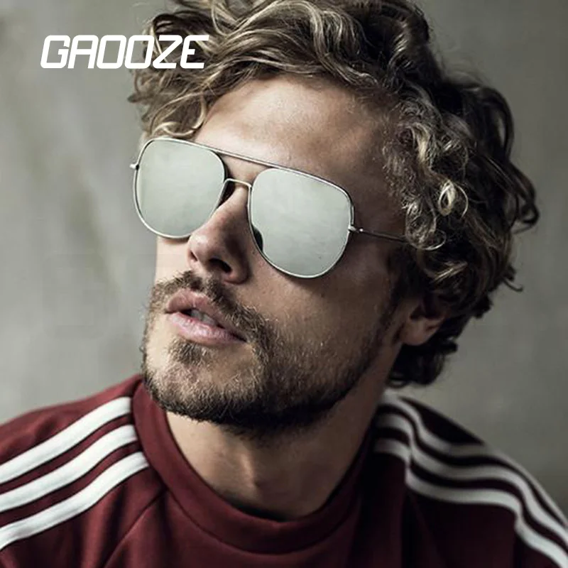 

Солнцезащитные очки-авиаторы GAOOZE, классические винтажные антибликовые очки в стиле ретро для путешествий с защитой UV400, солнцезащитные очк...