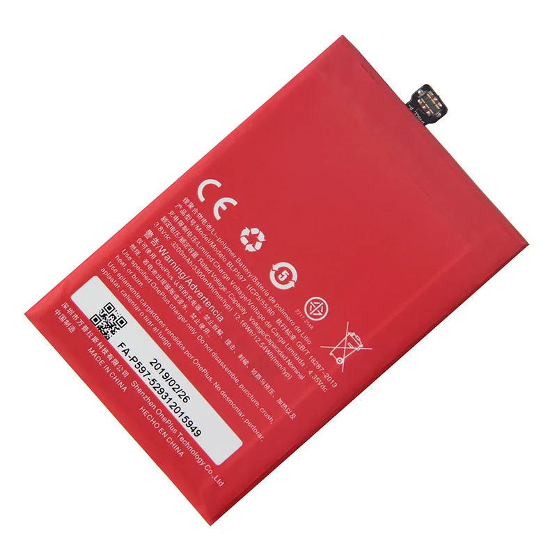 Один плюс Высококачественный аккумулятор BLP597 для OnePlus 2 OnePlus 2 A2001 A2003 A2005 3300mAh