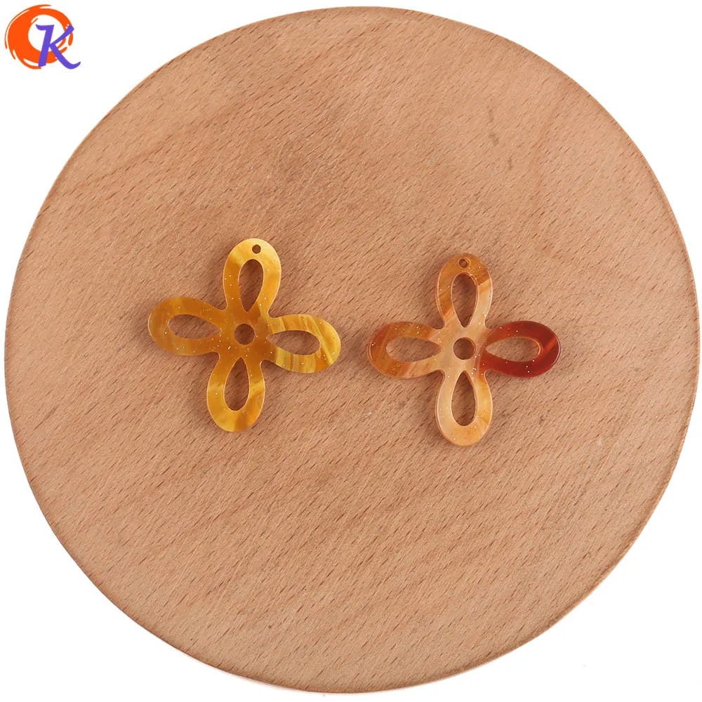 

Cordial Design 27x27MM 100Pcs Jewelry Accessories/Earrings Connectors/DIY Jewelry Making/Flower Shape/Hand Made/Earring Findings