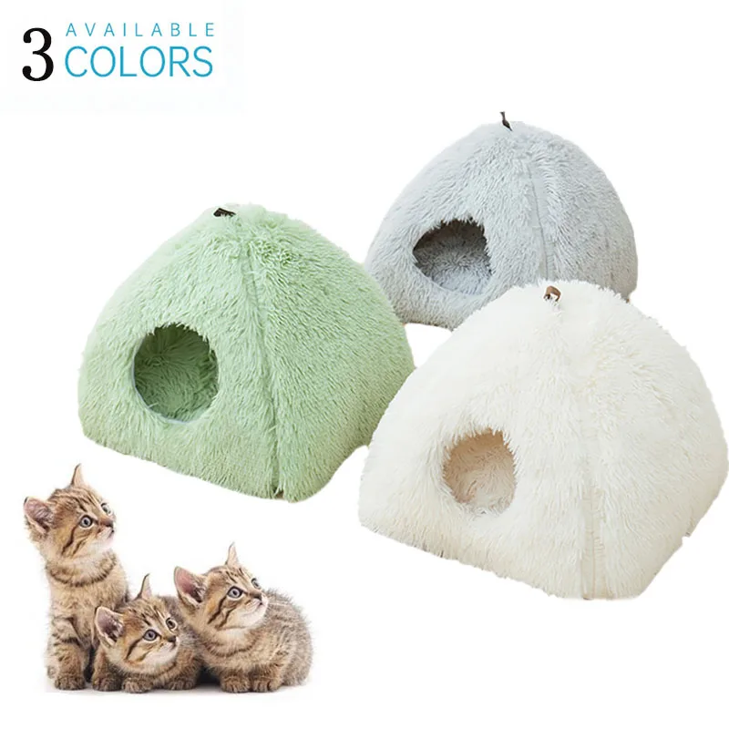 

Pet Plush Kennel To Keep Warm In Winter Closed Cat Bed Pet Kennel Deep Sleep Cat House Kennel Cat Rug Cat Rug Teepee