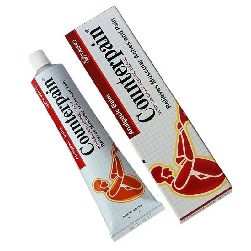 3pcs/lot 120g Counterpain Analgesic Ointment Relieves Joint Arthritis Pain Muscle Ache Sports Injury Sprain Massage Thailand |