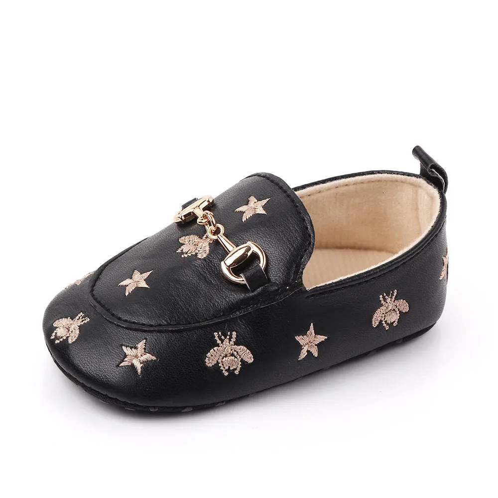 

Baby Boy Shoes for 0-18 M with Bees Stars Newborn Baby Casual Shoes Toddler Infant Loafers Shoes Cotton Soft Sole Baby Moccasins