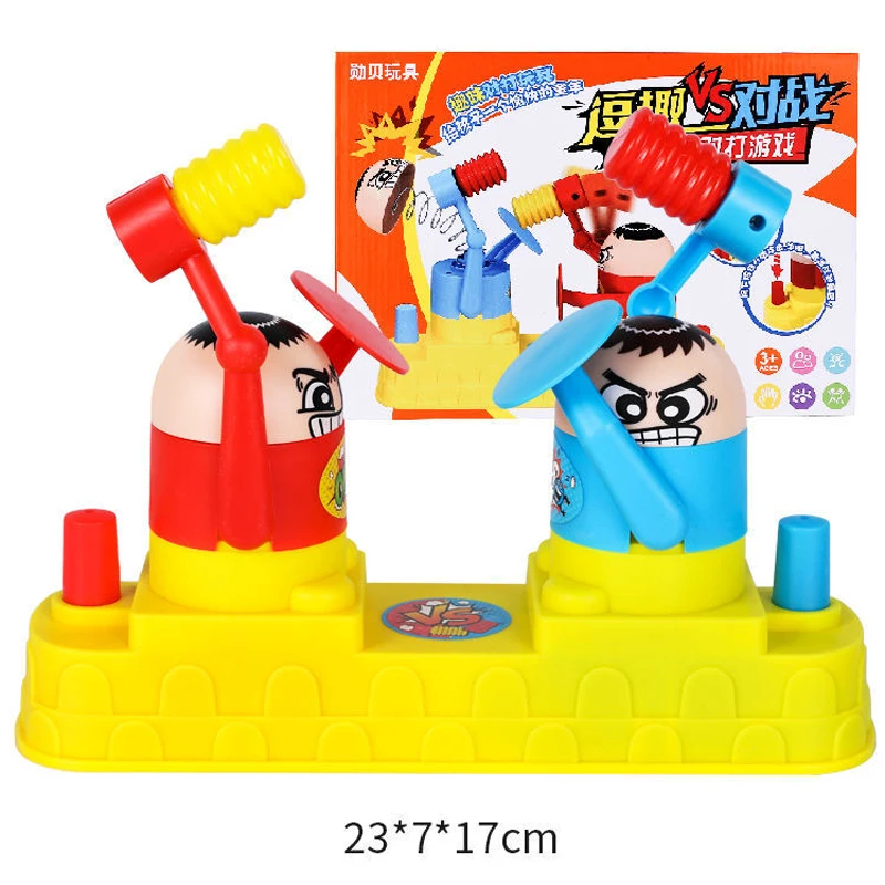 Настольная настольная игра с двойной битвой интерактивная молотком вечерние