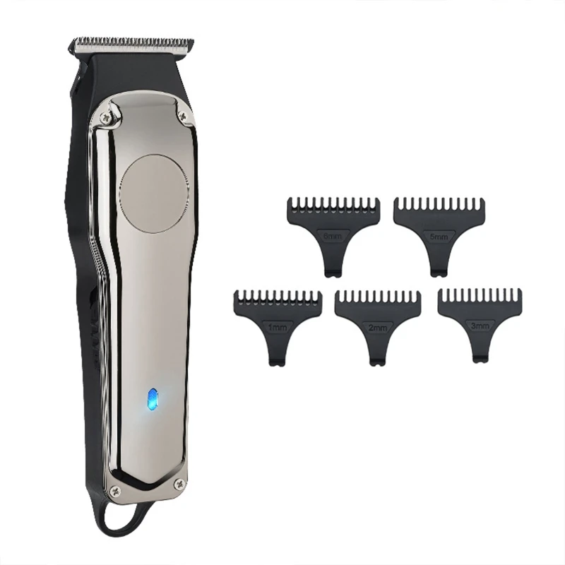 

Adults Professional USB Mini Electric Hair Clipper Portable Barber Trimmer Rechargeable Cordless Electric Hair Cutter K3NE