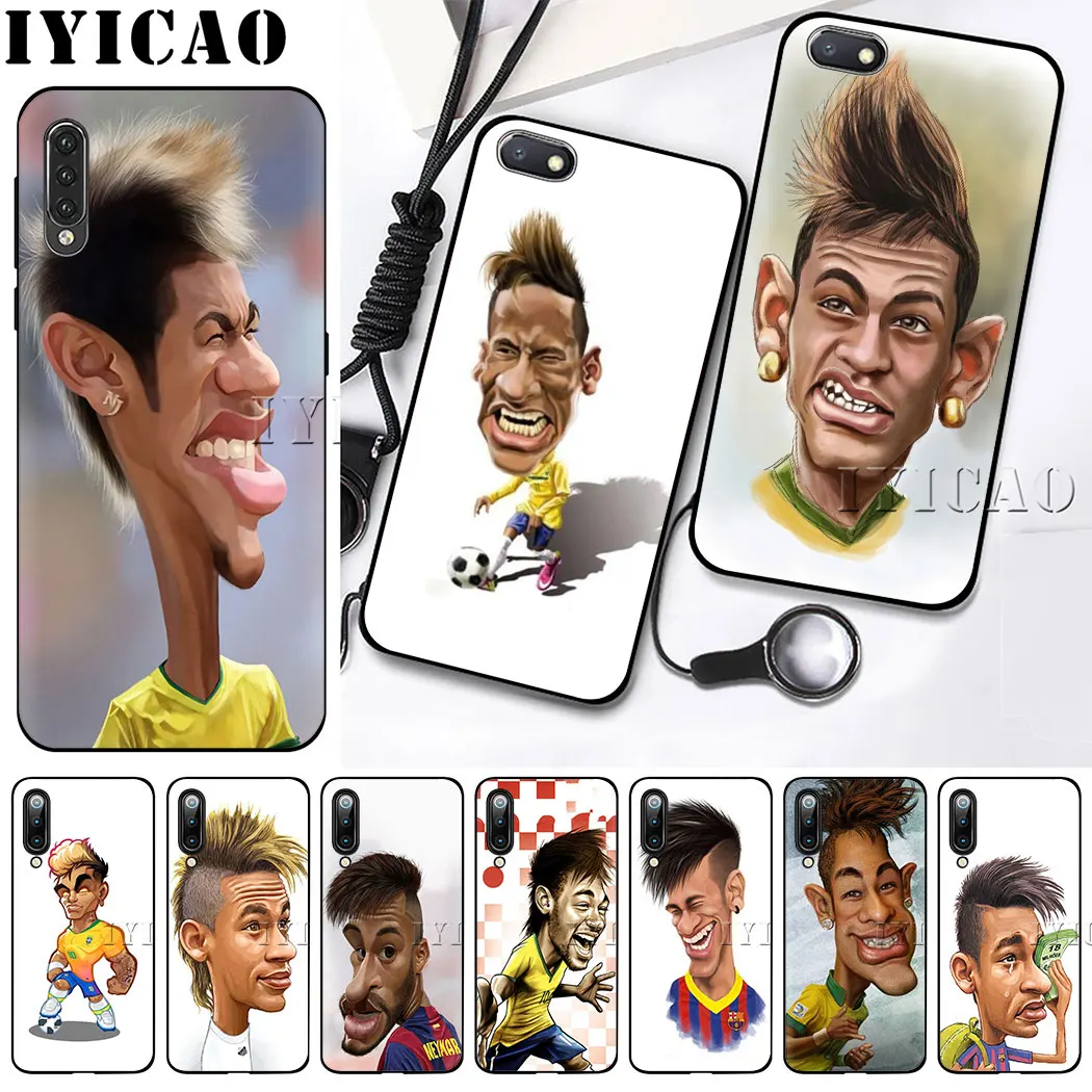 IYICAO мультфильм футболист Neymar 10 мягкий силиконовый чехол для телефона Redmi 8A 4A 4X 5A 6A