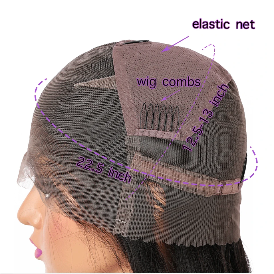 Парики из натуральных волос с розовыми кружевами предварительно выщипанные #4