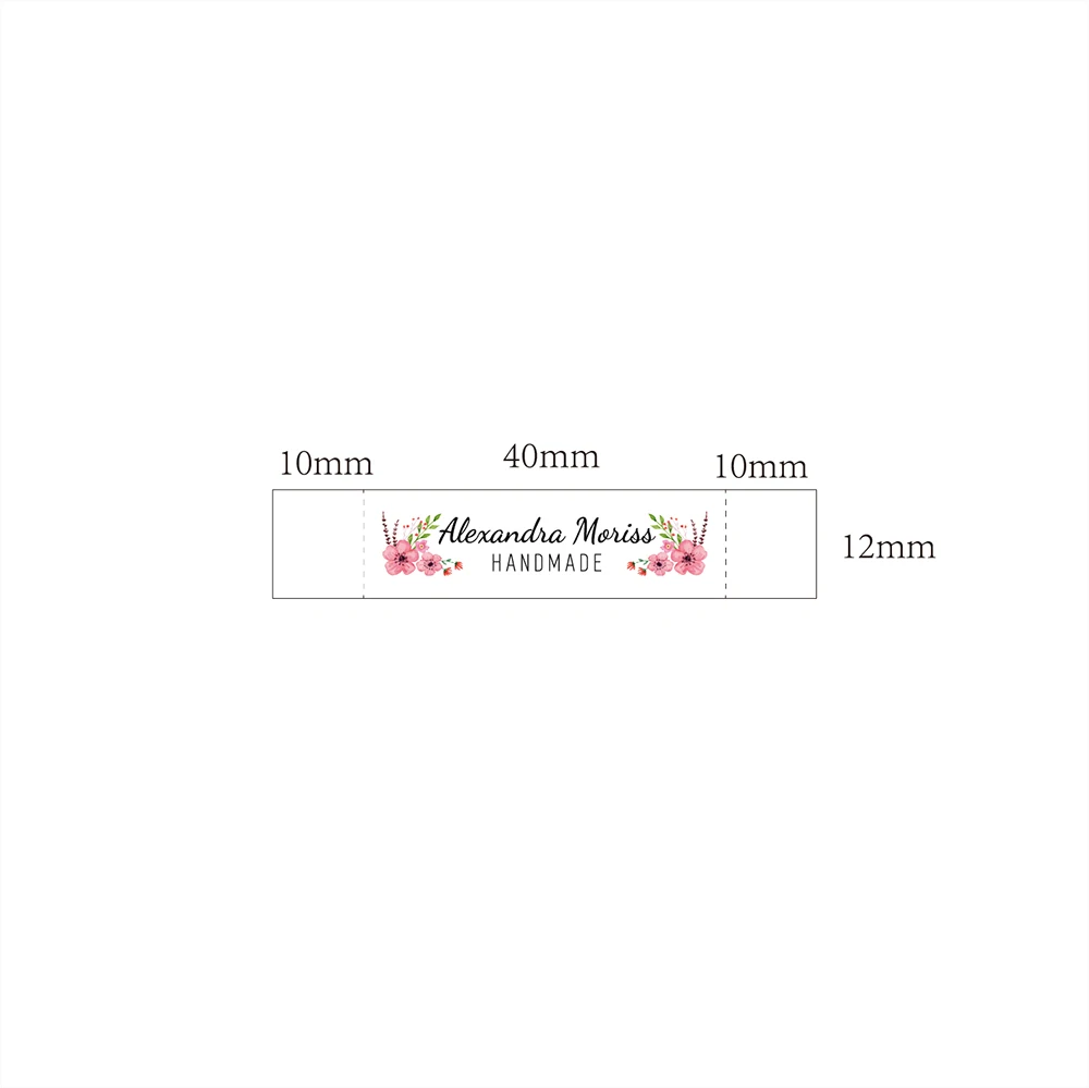 Пользовательские швейные этикетки персонализированный бренд органические