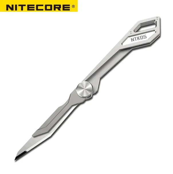 Ультратонкий титановый нож брелок NITECORE NTK05 легкий многоцелевой складной уличные