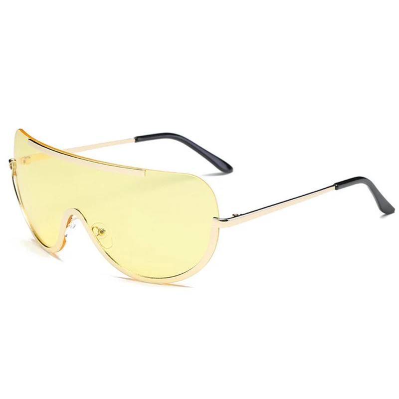 

Fashion Oversized Sunglasses Women 2020 Brand Designer Big Frame Retro Glasses UV Protection Shades For Women Men