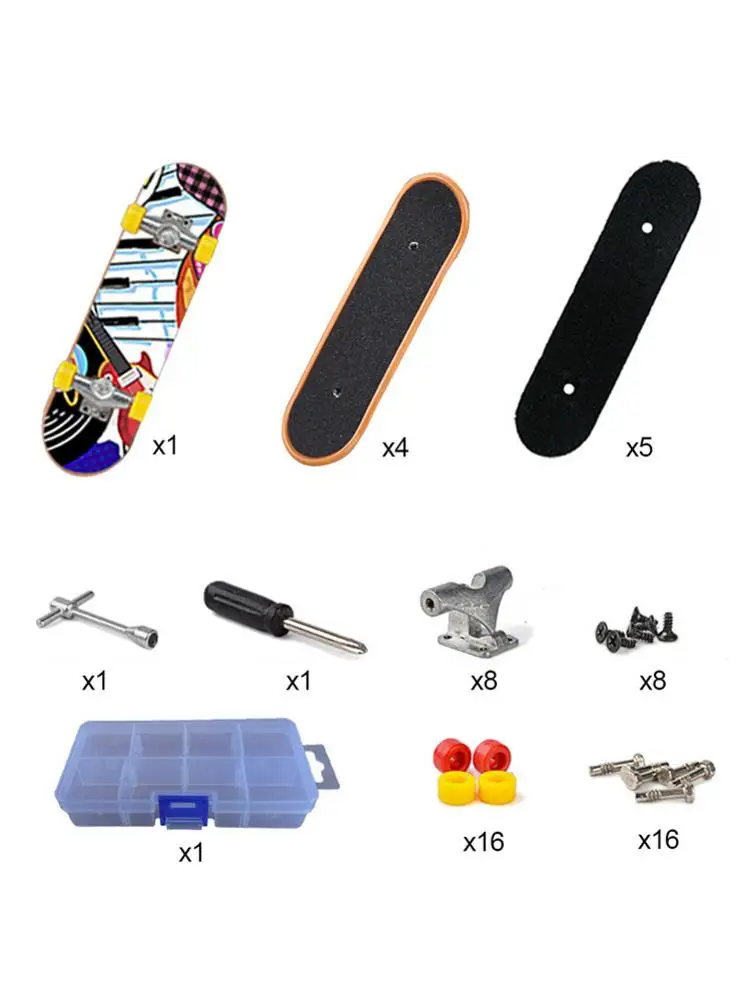 DIY Мини Пальчиковый скейтборд набор забавных скейтбордов мини игрушки для детей