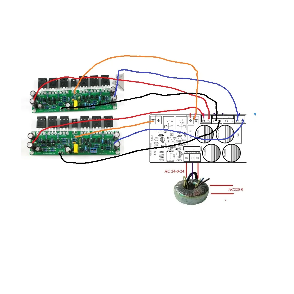 2 шт. L15 MOSFET стереофонический усилитель HiFi доска с радиатором AMP 300 Вт 8R класса AB
