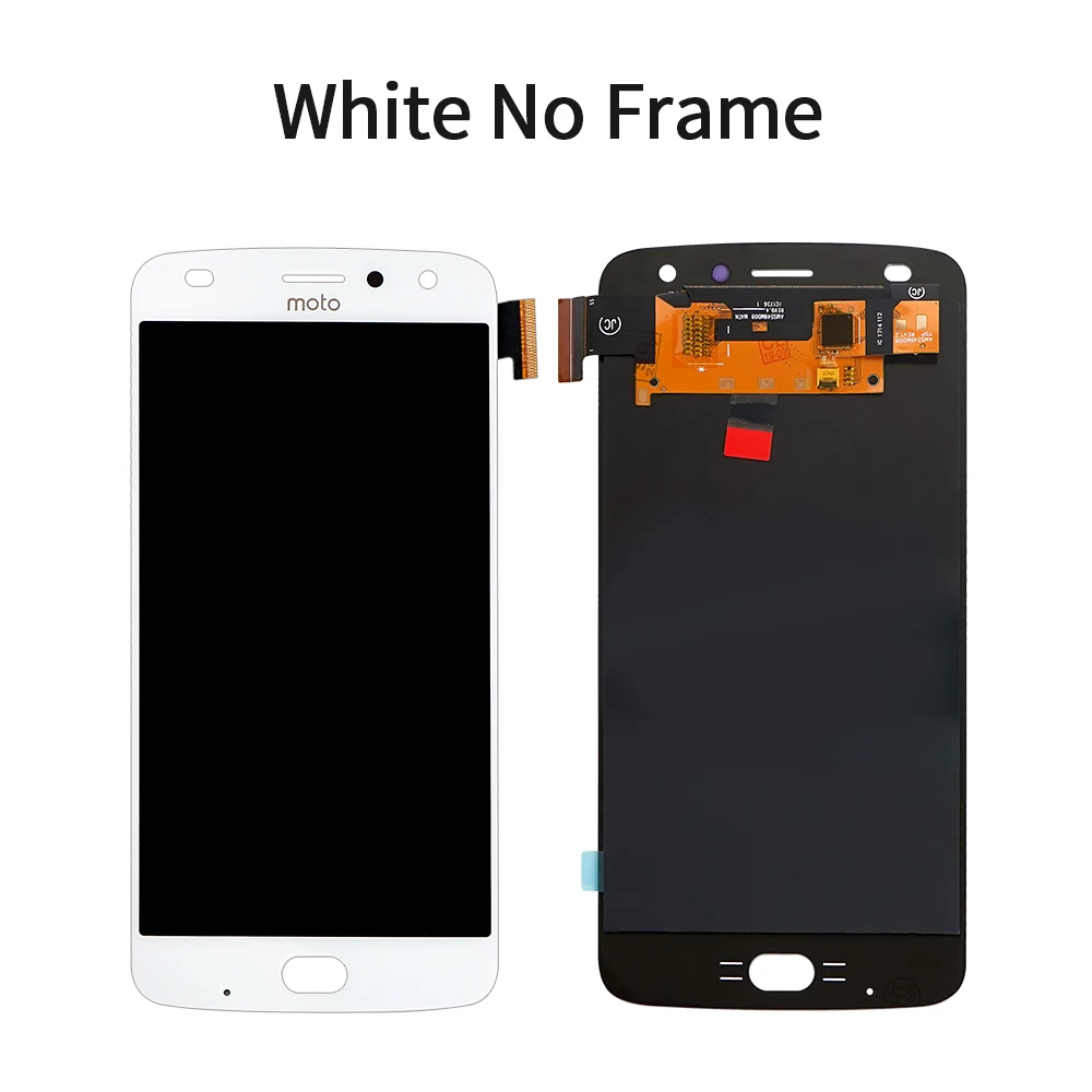 White no frame 5," AMOLED для Motorola Moto Z2 играть XT1710-01/07/08/10 ЖК-дисплей Дисплей с Сенсорный экран планшета для Moto Z2 играть Дисплей XT1710 - Цвет: White no frame