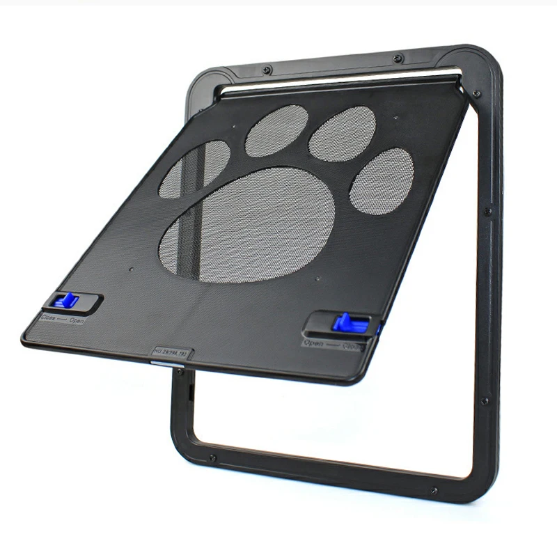 Дверь для домашних животных безопасная запирающаяся магнитная защита на