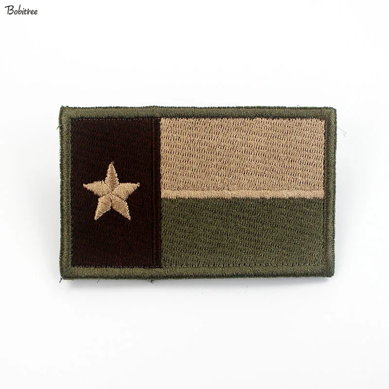 Флаг Техаса патч Размер 8 0*5 0 см крюк петля значок вышитые наклейки на наручную