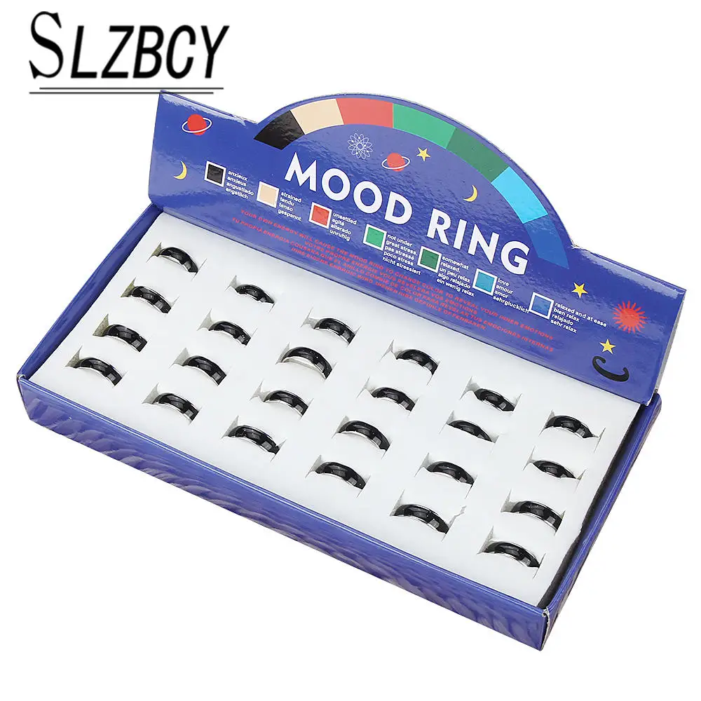 Кольца разных размеров с изменением температуры эмоциями ощущением настроения