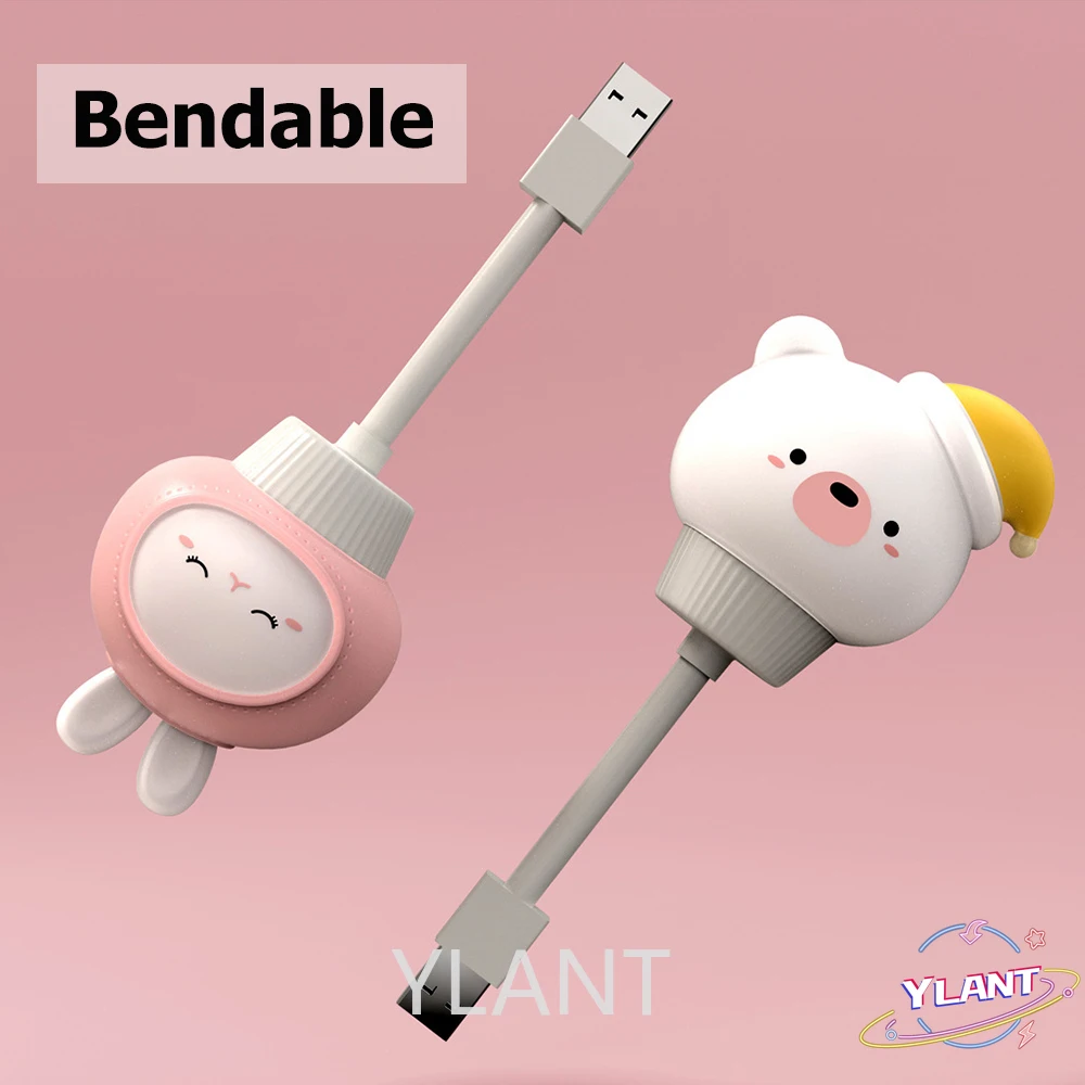 

SWT Cute Cartoon Night Lamp Bear Remote Control for Kid Bedroom Decor Bedside Lamp Christmas Gift LED Chlidren USB Night Light