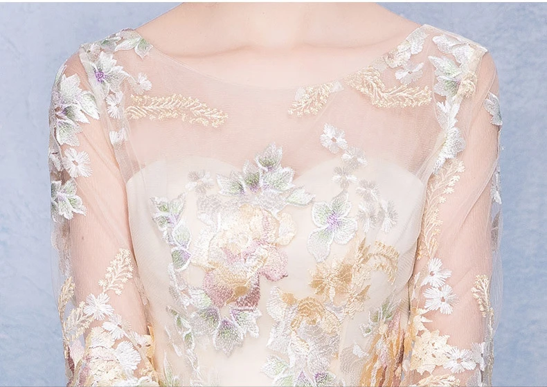 Женское платье в пол для свадебной вечеринки элегантное банкетное длинное Ципао