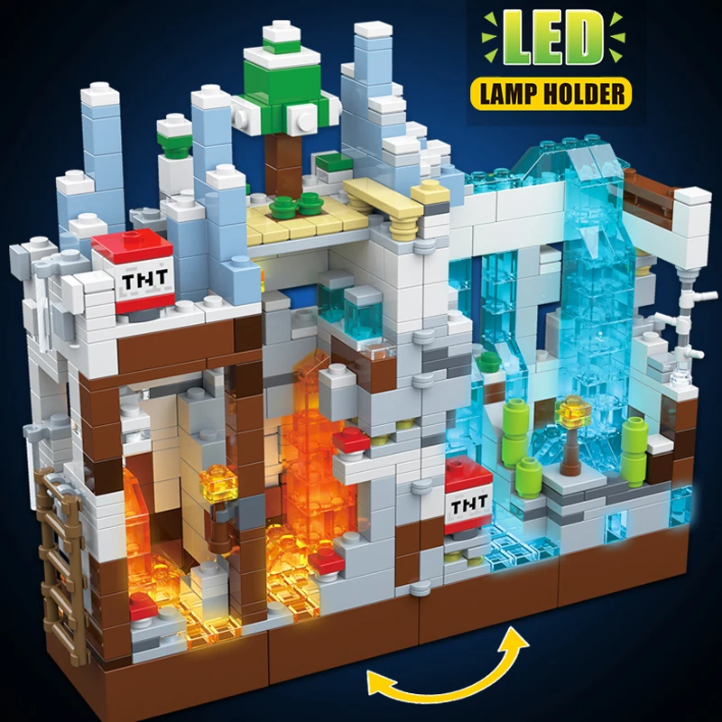 Legoingly создатель город Набор строительных блоков светильник шахты Creator Expert мой мир