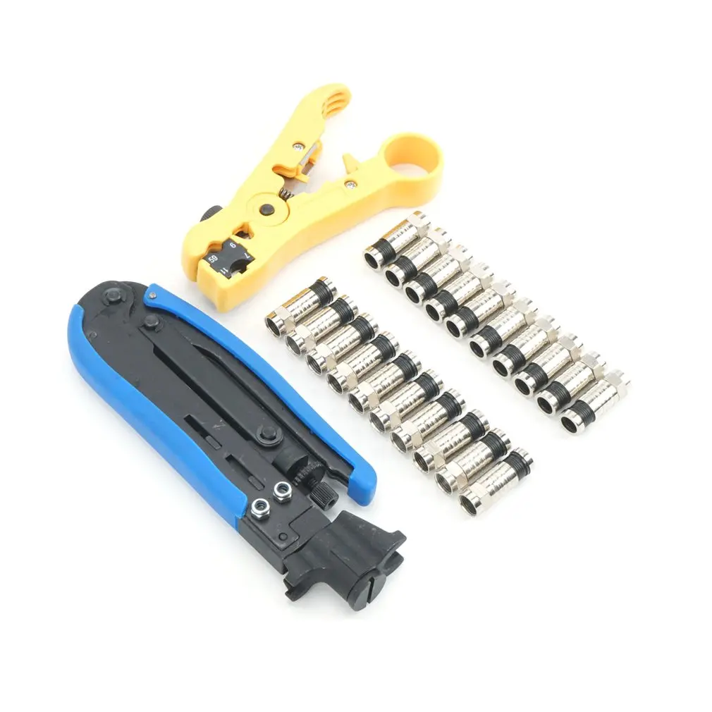 Stripping Pliers Set Coaxial Cable F Head Crimping Combination Tool Professional | Инструменты