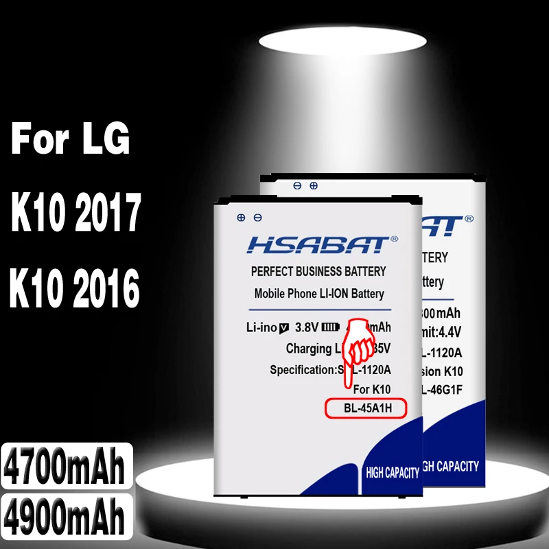 BL 45A1H Аккумулятор для LG K10 2016 F670L F670K F670 K420N LTE Q10 K420 46G1F 2017 K425 K428 K430H K20 Plus|battery for|battery