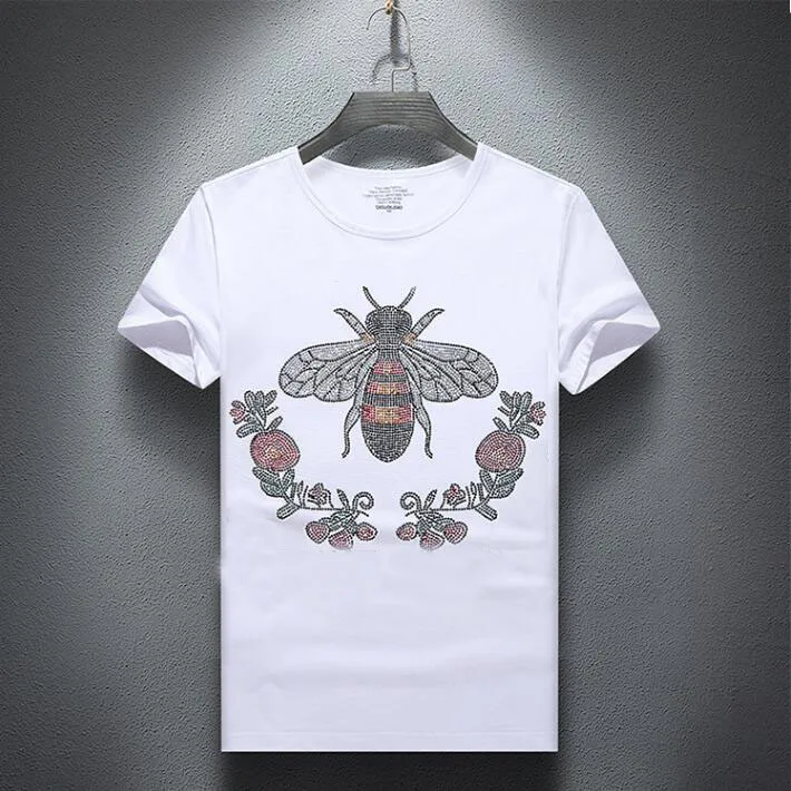 Женская дизайнерская футболка хлопковая для молодых девушек с бриллиантами и