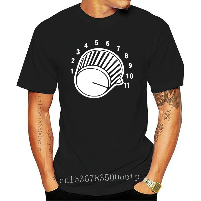 

Summer Casual Man T Shirt Good QualityFUNNY T-SHIRT Guitar Player VOLUME 11 Spinal Tap Heavy Metal Mens KIDS T-SHIRT T-shirt
