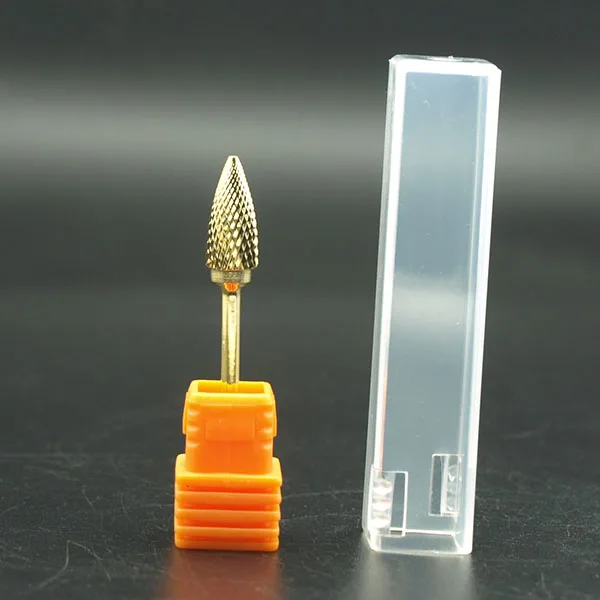 M0713Gold EasyNail 26 типов супер Карбидное сверло для ногтей Электрический сверлильный маникюрный станок аксессуары инструмент для ногтей, средство для удаления кутикулы - Цвет: M0713Gold