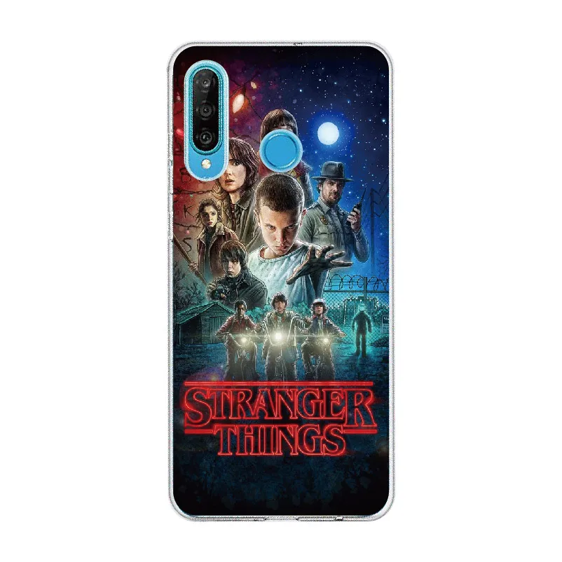 

Strange Things Eleven TV For Huawei Honor Mate 10 20 Nova P20 P30 P Smart Soft TPU Crystal Slim Protective Clear Case