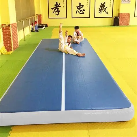 

Low Price Inflatable Gymnastics Mat Big Size 6m/7m/8m Air Tumbling Track Mat DWF Air Floor With Pump Air mattress/Air Mat Floor