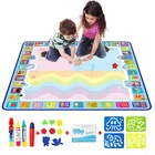 Коврик для рисования водой, большой размер 100 х 100 см, доска для рисования водой дюйма, ручка для рисования, нетоксичные раскраски, игрушки для рисования для детей