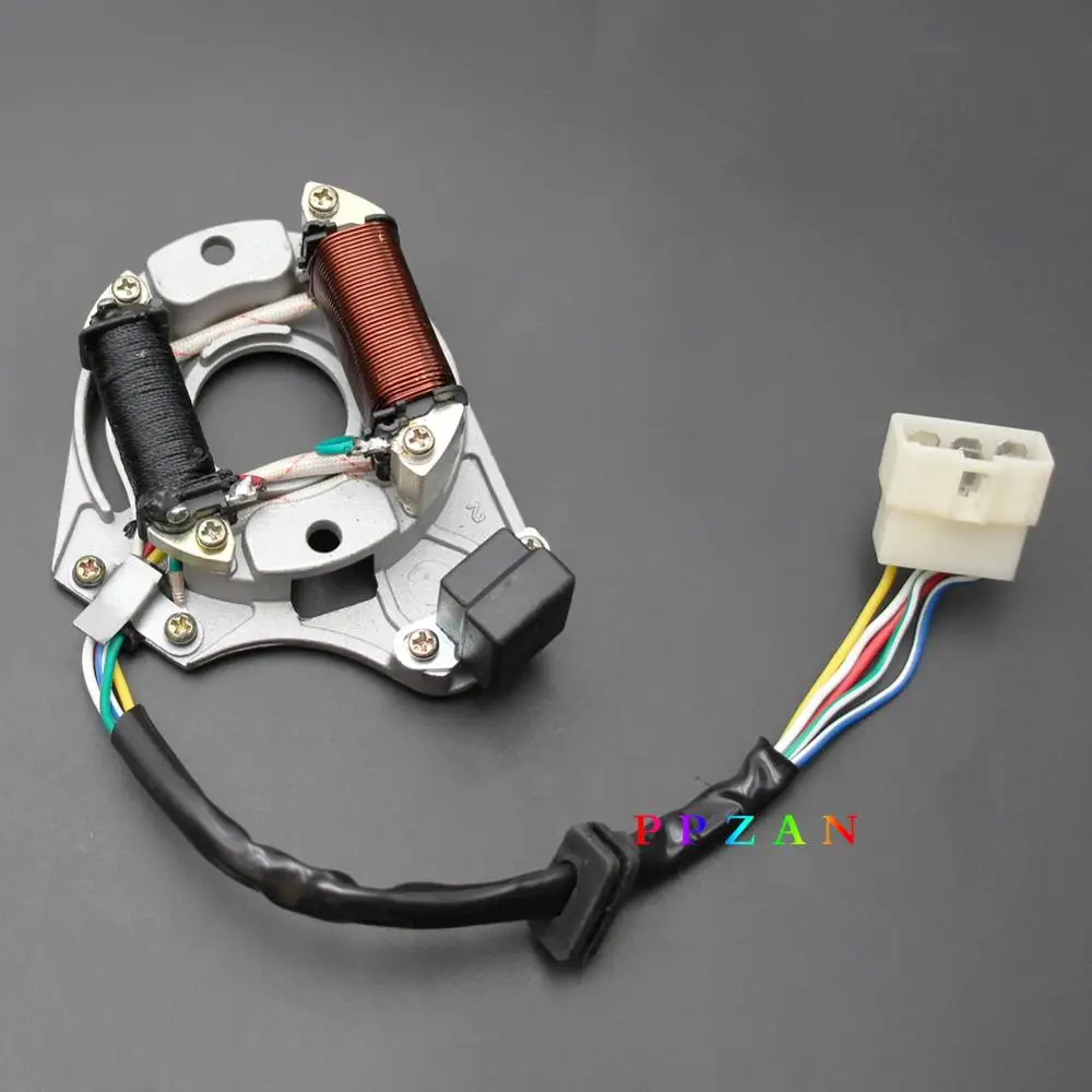 Статор зажигания Магнето Пластина генератор для 50cc 70cc 90cc 110cc 125cc китайский ATV Quad