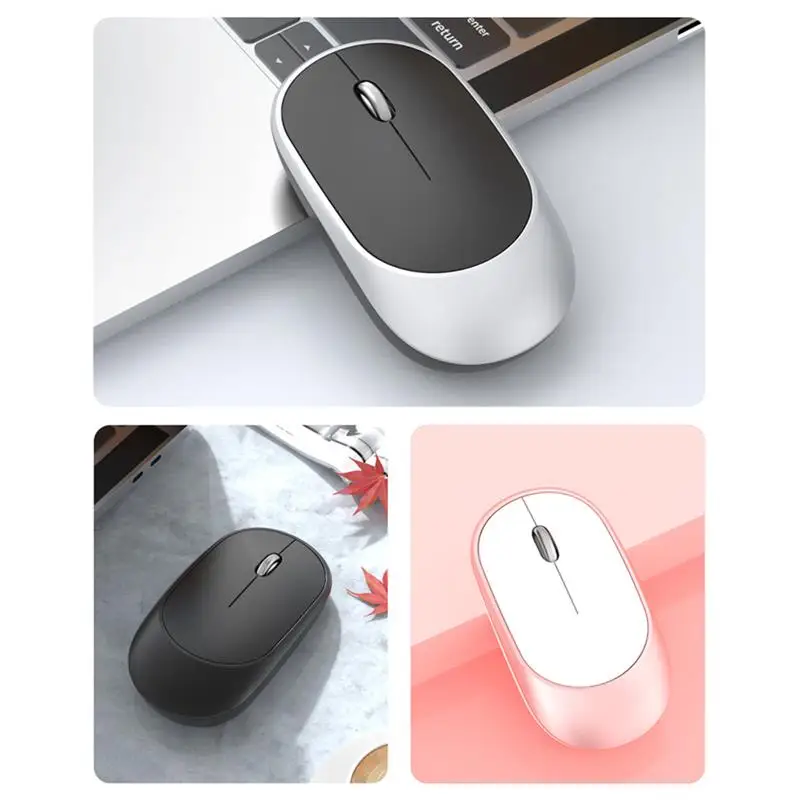 

Wireless Mouse 2.4GHz Bluetooth Computer Mouse Gaming Silent Rechargeable Ergonomic Mause Wireless Gaming Mouse For PC Laptop
