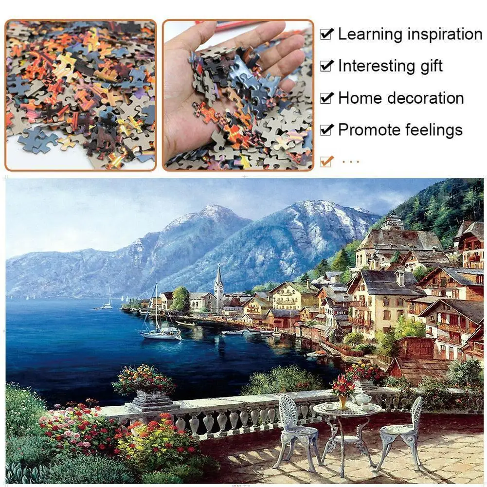 

Australia Town Seascape 1000 Pieces Jigsaw Puzzles For Adults Toys Educational Toy Scenery Puzzle Kids Educational Birthday L0M1