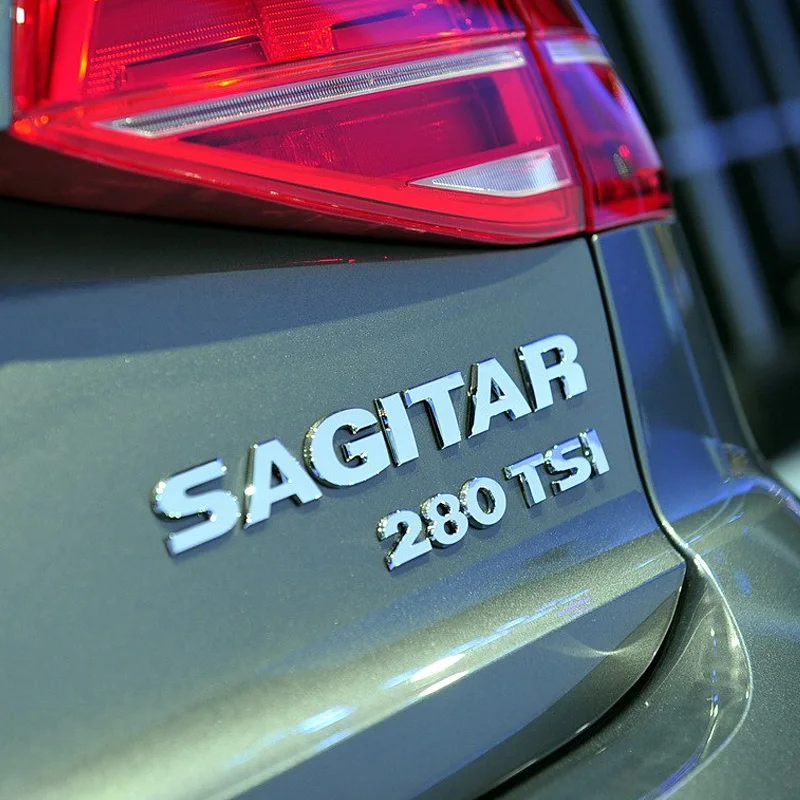 Автомобильный 3D металлический стикер 230 280 330 380 TSI алфавитно цифровой логотип