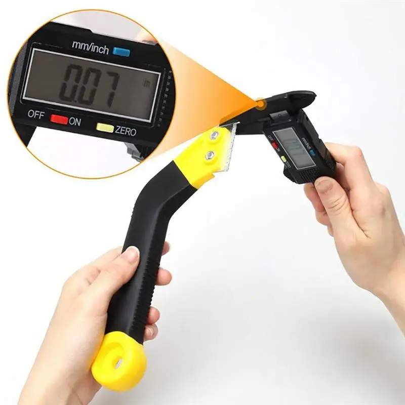 

Indoor Grout Remover Tool Grout Scraper Caulking Tool Caulk Remover with 4 Replacement Blades