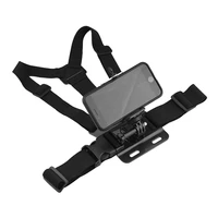 adjustable chest mount harness strap abs body tripod mount belt for smartphone action camera shooting accessories