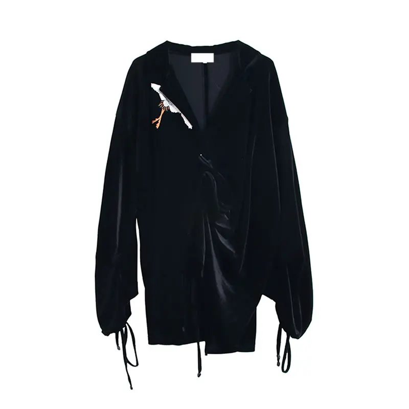 

XITAO Patchwork Embroidered Tassel Shirt Women 2020 Autumn Casual Fashion New Style Temperament All Match Women Blouse DZL1663