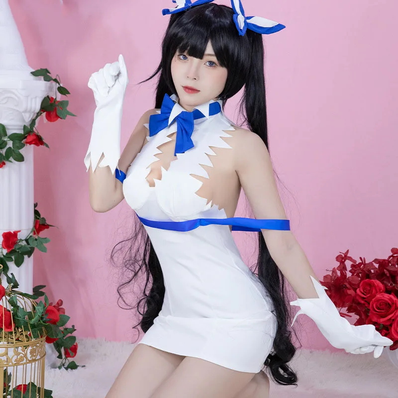 Костюм для косплея Hestia из аниме неправильно попытаться забрать девушек в