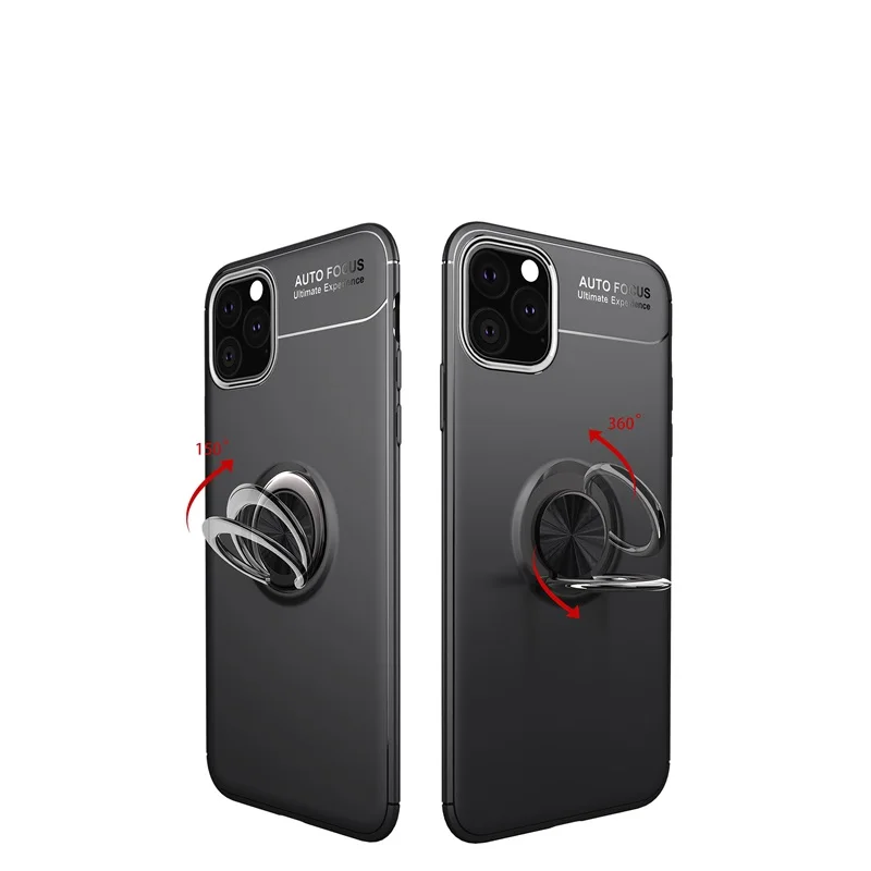 Чехол для iPhone X, роскошная Прозрачная мягкая силиконовая защита из ТПУ, кольцо для iPhone 11 Pro Max, чехол XR XS 6 6S 7 8 Plus, чехол