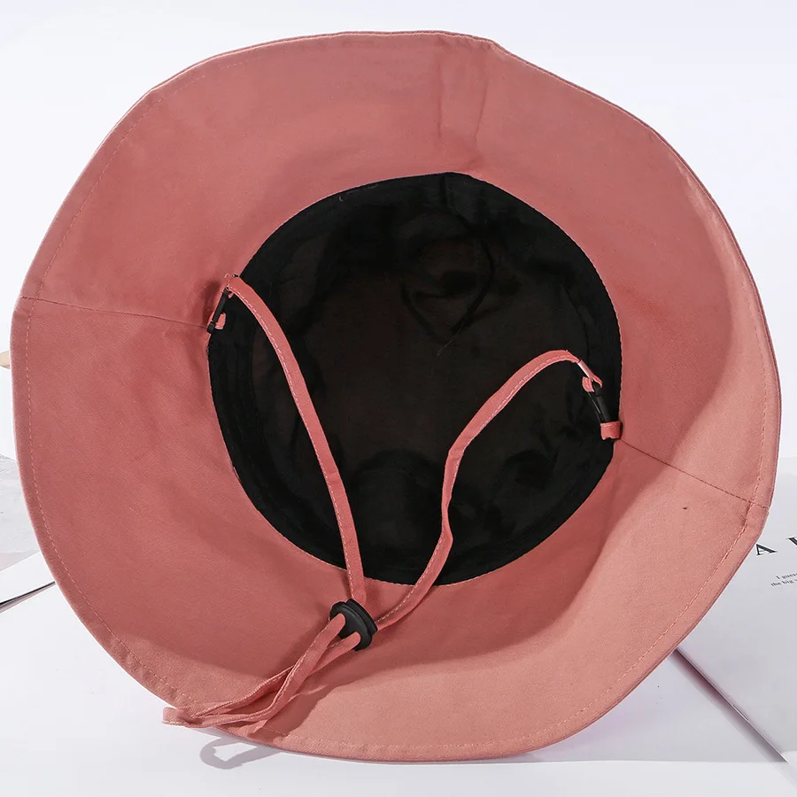 Панама для мужчин и женщин классическая шляпа от солнца чёрная белая Радужная