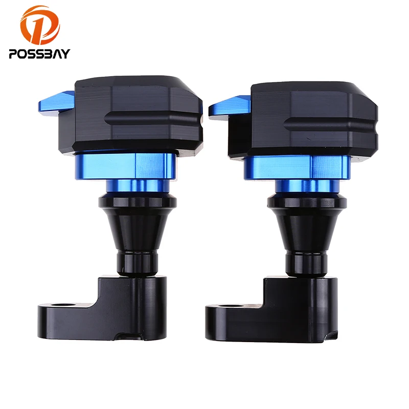 Прямоугольные слайдеры рамы мотоцикла POSSBAY 4 цветов защита от ударов для питбайка