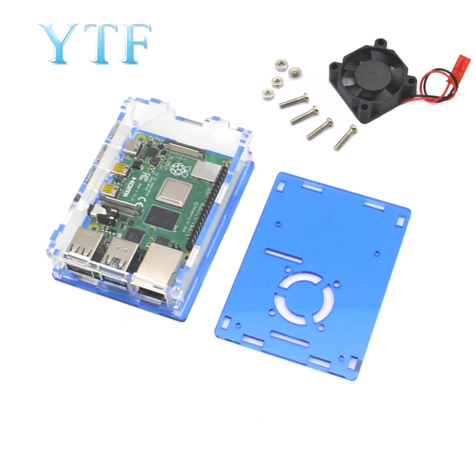 

Raspberry PI 4 Чехол Коробка Модель B Пластик корпус Корпус Крышка чехла