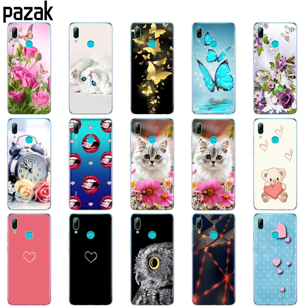 Чехол для Huawei P Smart 2019 силиконовая Мягкая задняя крышка из ТПУ чехол