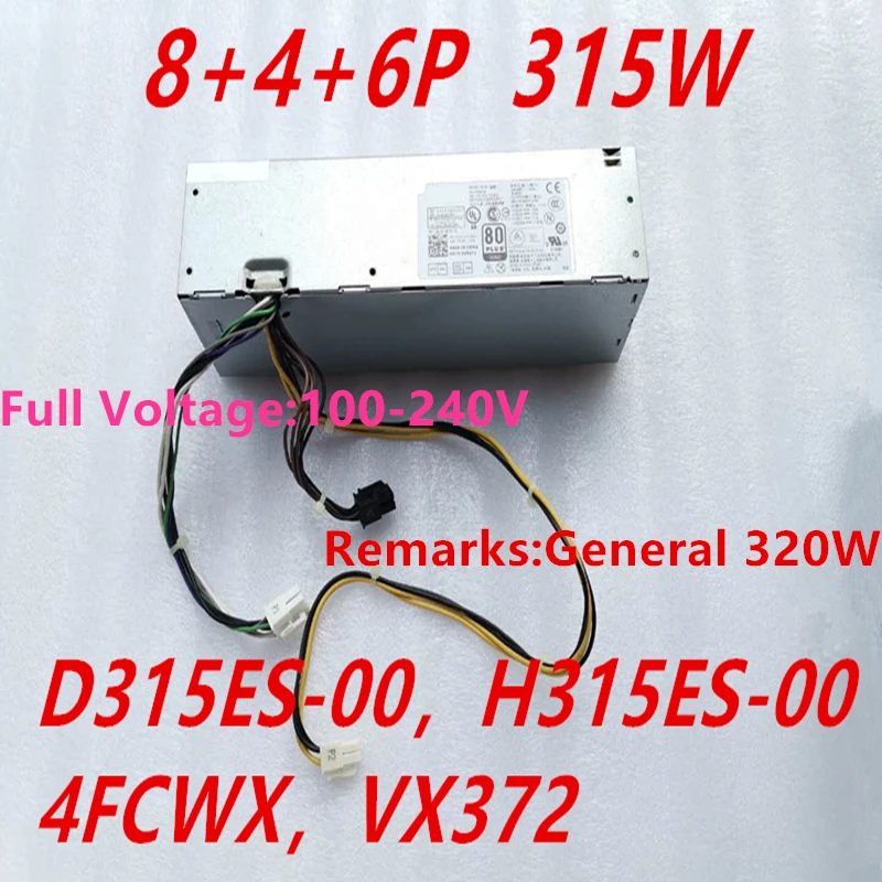 Новый оригинальный блок питания для ноутбука Dell OptiPlex 3020 9020 XE2 T1700 315W Питание D315ES 00