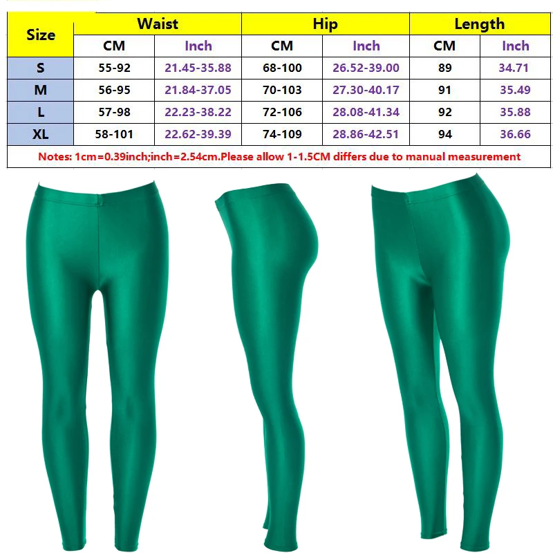 Леггинсы женские эластичные брендовые леггинсы с высокой талией зеленые большие