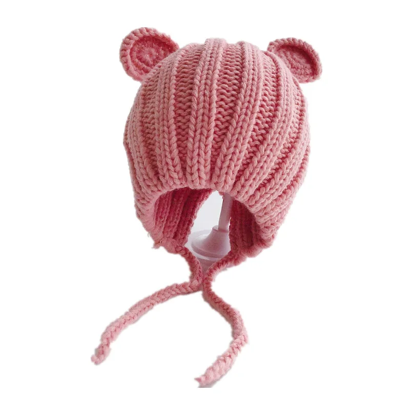 

2020 Kids Winter Hats Baby Girls Boys Warm Knitted Beanies Hat Bonnet