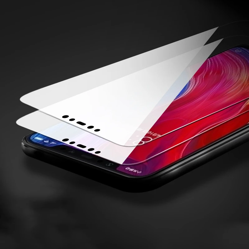 Матовое закаленное стекло 9H для Xiaomi Mi 8 8SE 8Pro Lite матовое противосинее Защитное
