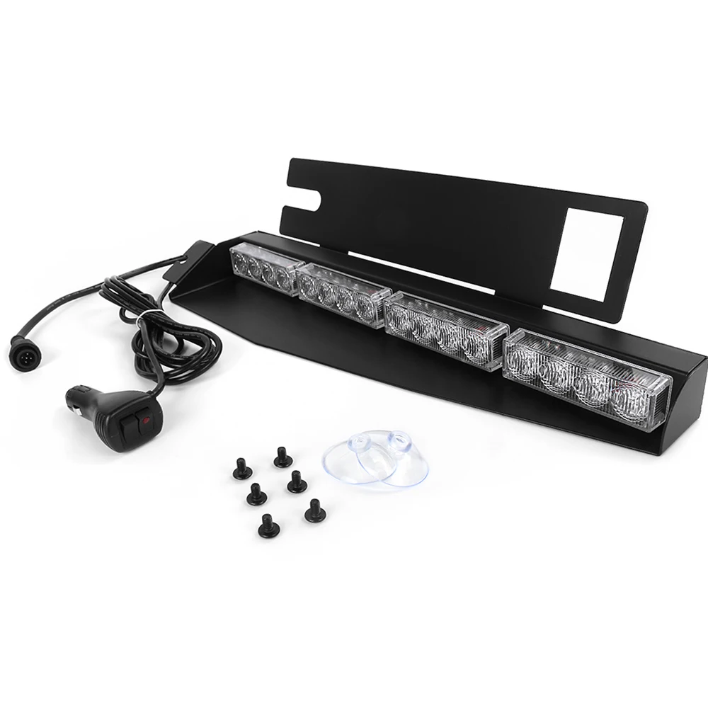 Castaleca Vehicle Police Lights 32LED Warning Strobe Light 12/24V Emergency Fog 15 Lighting Modes Car Styling | Автомобили и